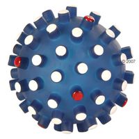 Hundespielzeug Bunter Igelball - - �: 6,5 cm - blau