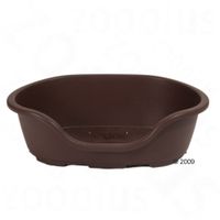 Hundekorb Lindo dunkelbraun - - Größe 4: L 83 x B 58 x H 28 cm