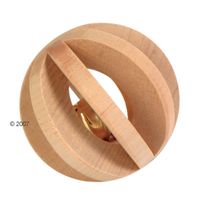 Trixie houten bal met belletje - -