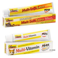  Gimpet Pasta-Set - - Multivitamine TGOS 220 g + Mout-Soft Extra 220 g 