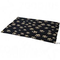  Trixie Fleecedeken Barney - - L 150 x B 100 cm (beige, met zwarte pootjes) 