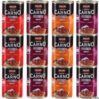  Gemengd voordeelpakket GranCarno Adult 12 x 400 g - - 4 smaken 