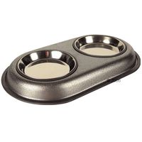 doppelnapf-aus-edelstahl-2-x-02-l-13-cm Doppelnapf aus Edelstahl - - 2 x 0,2 l, Ø 13 cm