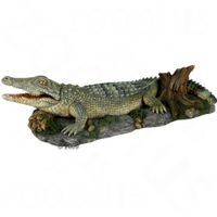  Krokodil met uitstroom - - Grootte 26 cm 