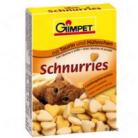  Gimpet Schnurries met taurine en kip - - 220 stuks in vouwbare zak 