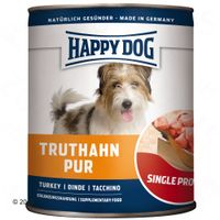 Happy Dog Single Protein 6 x 800 g - - Truthahn Pur