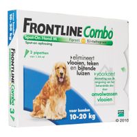  Frontline Combo M - 10/20 kg - - 3 pipetten 