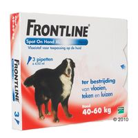  Frontline Spot-On XL - 40/60 kg - - 4 pipetten 