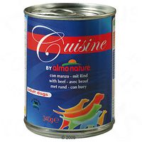  Almo Nature Cuisine 6 x 340 g - - met kalf 
