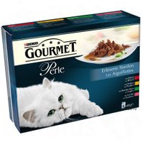 Multipack Gourmet Perle 8 x 85 g selecte reepjes met groenten