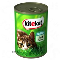  Kitekat Jelly blik 6 x 400 g - - 3 Tastes of Fish in Jelly 