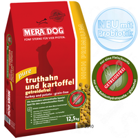  Mera Dog Pure Kalkoen & Aardappel zonder graan - - 12,5 kg 