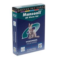 Mansonil All Worm Cat 4 tabletten