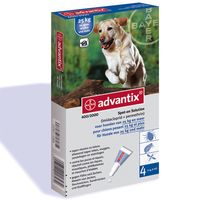  Advantix voor honden - meer dan 25 kg - - 4 pipetten 