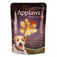  Applaws hondenvoer 6 x 150 g - - Kip & groente in ginseng-bouillon 