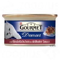  Megapack Gourmet Diamant 24 x 85 g - - Stukjes kalkoen in delicate saus 