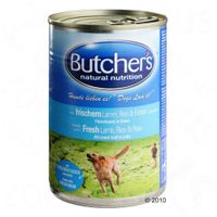  Butcher's Adult 6 x 390 g - - Lam, Rijst & Erwten 