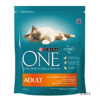 Purina ONE Adult kip & volkorenrijst Kattenvoer - - 800 g