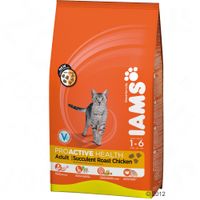 Iams Cat Adult Rijk aan Kip Kattenvoer - - Dubbelpak 2 x 10 kg