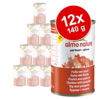 Almo Nature Classic Voordeelpakket Kattenvoer 12 x 140 g - - Classic Forel