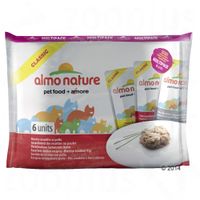 Almo Nature Classic Kattenvoer 6 x 55 g - - Kip & Zalm