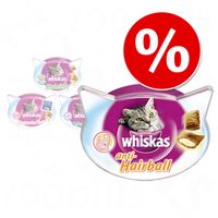 ""Whiskas Krokant Speciaal"" 210 g in Gemengd Pakket - - Anti-Hairball, Gezonde Vacht, Katzinis en Gewricht-Bits