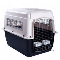  Trixie VARI Kennel Ultra bench - - Maat 4 (M): L 71 x B 52 x H 55 cm - beige/blauw 