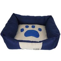  Hondenbed Sleep Well - - L 55 x B 45 x H 16 cm (blauw-grijs) 