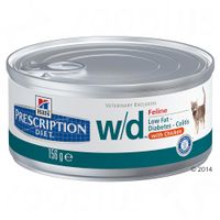 Hill´s Prescription Diet Feline w/d Kattenvoer - - 6 x 156 g