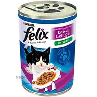Felix Leckerbissen in So�e 6 x 400 g - - Ente & Gefl�gel