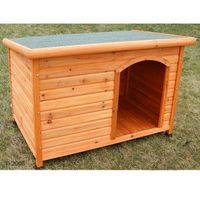  Vlakdak-hondenhok Woody - - Maat L: L 116 x B 79 x H 82 cm 