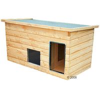 Luxus All-Wetter-Hundehütte Mittenwald - - 153 x 76 x 90 cm
