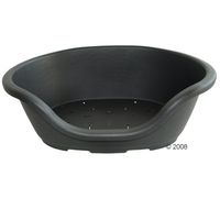 Hundekorb Lindo dunkelgrau - - Größe 3: L 74 x B 52 x H 27 cm