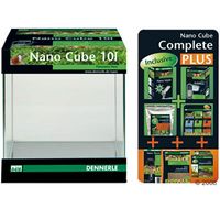 Nano Cube Complete PLUS 10 liter zwarte achterwandfolie