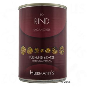 6 x 400 g Herrmanns Bio Carne - Manzo...