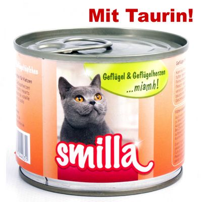 Smilla Gefluegeltoepfchen 6 x 200 g - zartes Gefluegel mit Lamm