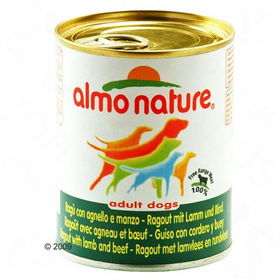 Almo Nature 6 x 340 g - Ragout mit Lamm & Rind