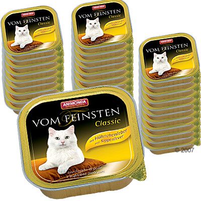 Mixed Megapack Animonda vom Feinsten Classic 32 x 100 g – Fisch- und Fleisch-Vielfalt