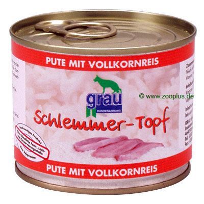 Grau Feast Canned Dog Food 6 x 200g - Beef with Brown Rice