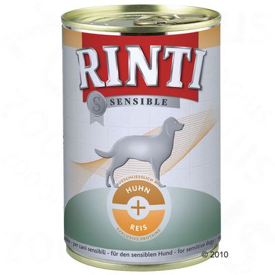 Rinti Sensible 6 x 400 g - Huhn & Kartoffeln