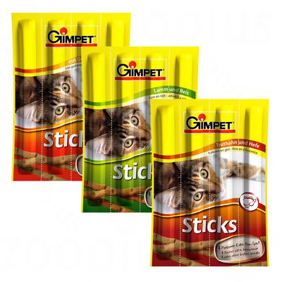 Gimpet Sticks - 3 x 4 Stueck Lamm und Reis