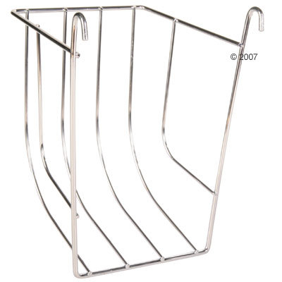 Mangeoire à salade pour rongeur, en métal- L 13 x l 18 x H 12 cm