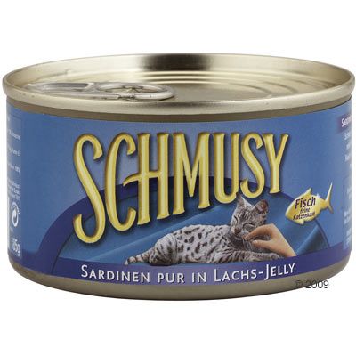 Schmusy Fisch 6 x 185 g - - Roter Barsch in Krabben-Jelly Preisvergleich