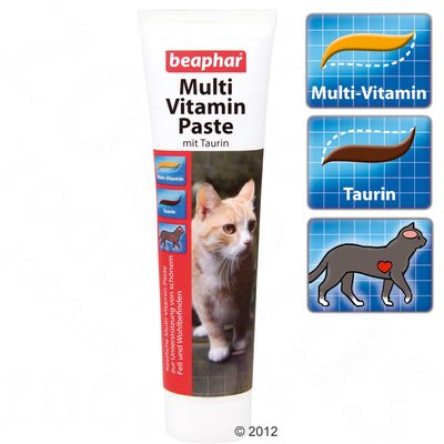 Pâte multi-vitamines pour chat Beaphar à la taurine- 250 g