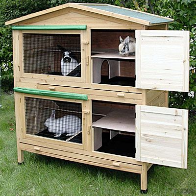 Kleintierstall Appartement - L 118 x B 61 x H 130 cm