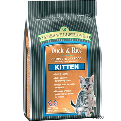 James Wellbeloved Kitten Duck & Rice - 2 kg