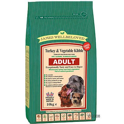 James Wellbeloved Adult Turkey & Vegetable Cereal Free - 1.5 kg