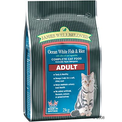 James Wellbeloved Adult Fish & Rice Cat Food - 10 kg