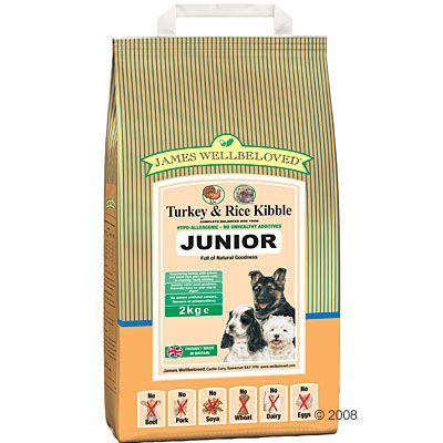 James Wellbeloved Complete Junior Turkey & Rice - 15 kg