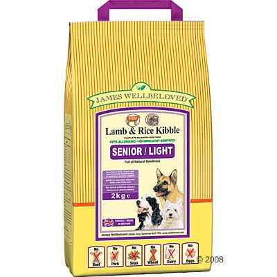 James Wellbeloved Complete Senior / Light Lamb & Rice - 15 kg